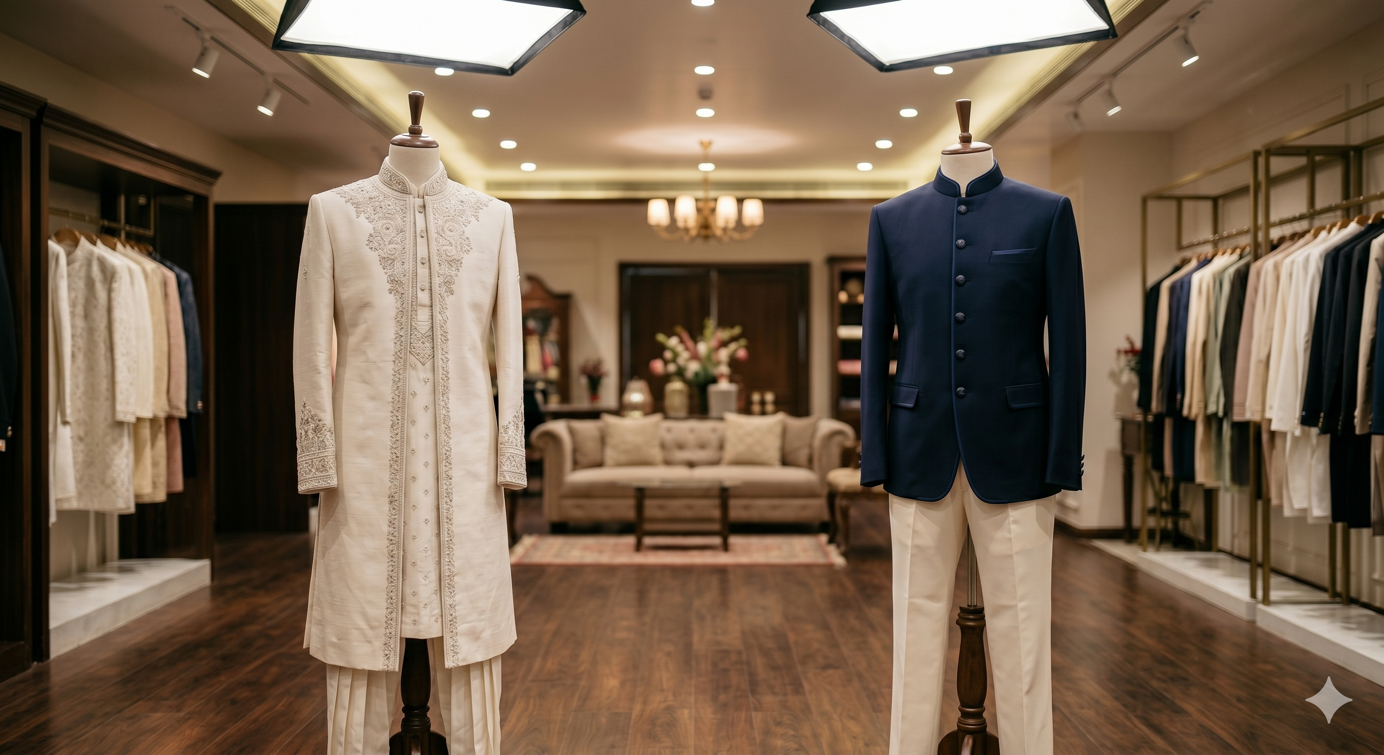 The Modern Groom’s Blueprint: Choosing Between a Royal Sherwani and a Regal Jodhpuri Suit