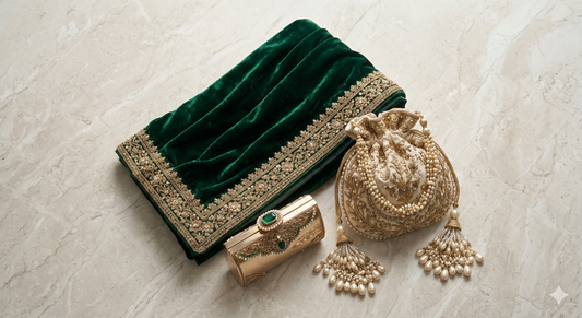 The Art of Detail: Royal Stoles, Clutches, and Jewelry to Complete Your Look